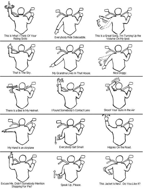 Hand Signals & Riding Etiquette